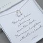 Sterling Silver Heart Daughter Necklace, thumbnail 1 of 3
