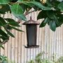 Dual Seed And Nut Bird Feeder With Copper Finish, thumbnail 8 of 9