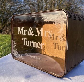 Personalised Wedding Card Postbox Gift Letters, 3 of 3