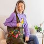 Camo Be Empowered Embroidered Tote Bag, thumbnail 2 of 4