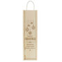 Personalised Wine Box – Christmas Gift For Wine Lovers, thumbnail 4 of 4