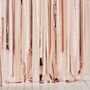 Pink And Rose Gold Party Streamer Backdrop, thumbnail 1 of 3