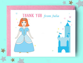 Princess Personalised Birthday Party Invitations, 3 of 4
