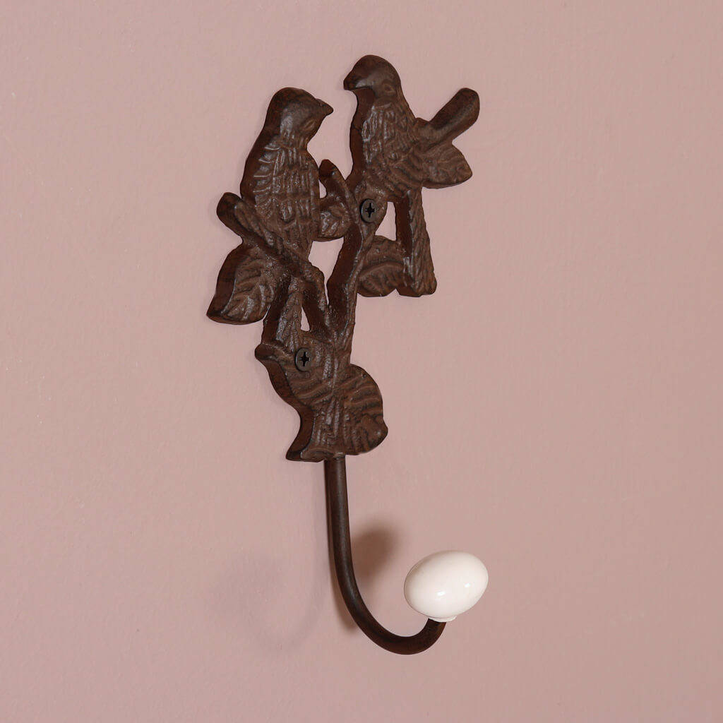 Cast Iron Garden Birds Bathroom Accessories Collection By Dibor