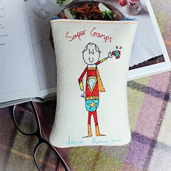 Super Grandad Glasses Case, Personalised, 2 of 12