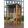 Wentworth One Seater Arbour Includes Cushions UK Made, thumbnail 2 of 8