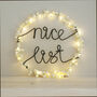 Nice List Wreath Light, thumbnail 10 of 11