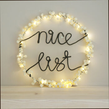 Nice List Wreath Light, 10 of 11