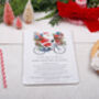 Vintage Christmas Bunting With 15 Santa On A Bike Flag Design, thumbnail 4 of 6
