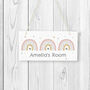 Stars And Rainbows Sign For Birthday Or New Born's, thumbnail 1 of 2