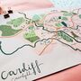 Cardiff Illustrated Map Print, thumbnail 5 of 6