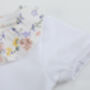 Nina Floral Frill Collar Baby Bodysuit, thumbnail 3 of 6
