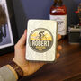 Personalised Road Bike Tin Hip Flask With Matching Tin, thumbnail 2 of 5