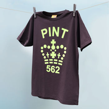Single Pint Top Tshirt In A Range Of 11 Colours, 9 of 11