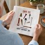 90th Birthday Golf Handkerchief Pair– Personalised “Nine Tee And Still On Par” Gift, thumbnail 2 of 6