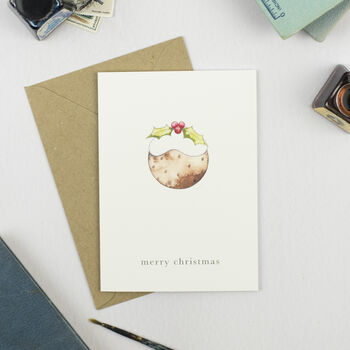 Christmas Pudding Card, 2 of 4