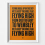 Hull City 'Flying High' Football Song Print, thumbnail 1 of 3