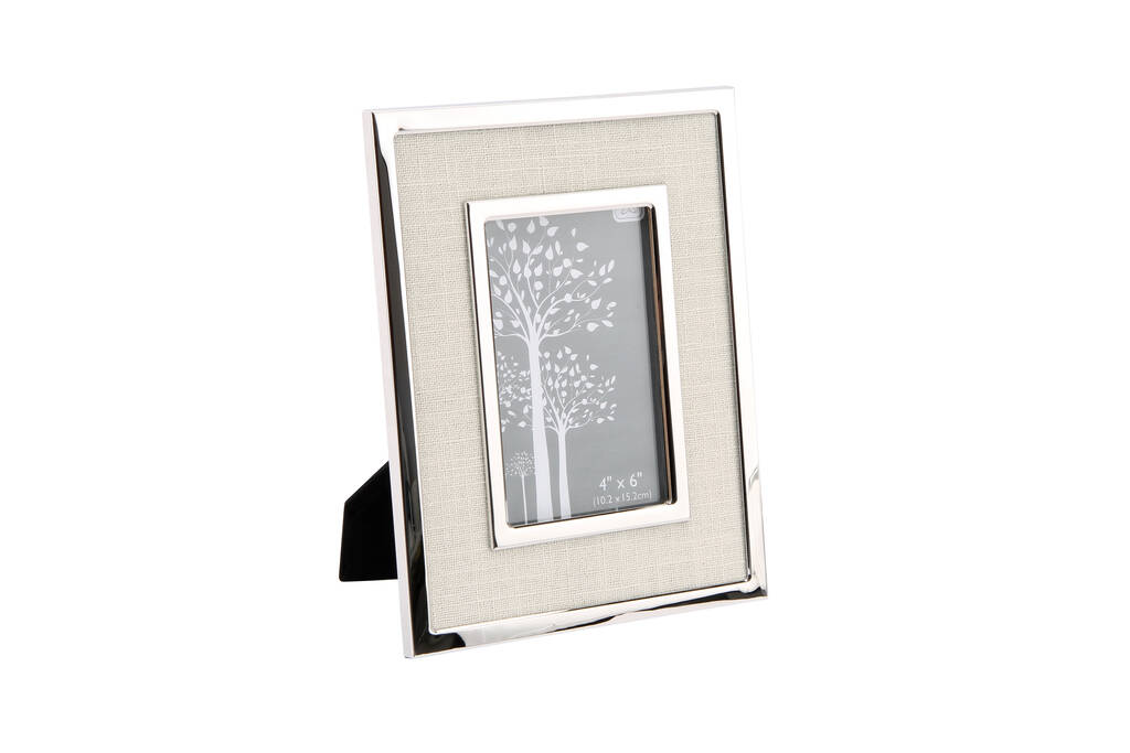 linen photo frame by jodie byrne