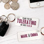 Personalised Funny Couples Keyring, thumbnail 1 of 5