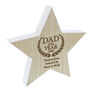 Dad Of The Year Star Trophy Award Father Gifts, thumbnail 2 of 4