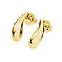 Droplet Studs In Gold Plated, thumbnail 1 of 3