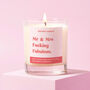 Funny Wedding Gift Soy Wax Candle Mr And Mrs Fabulous, thumbnail 1 of 3