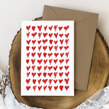 'Love Hearts' Card, 2 of 2