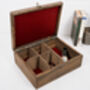 Stag Personalised Cufflink And Watch Box, thumbnail 7 of 8