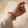 Handmade Twisted Copper Cuff Bracelet, thumbnail 5 of 7
