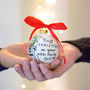 First Christmas New Home Personalised Bauble, thumbnail 4 of 4