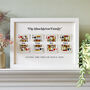 Personalised Family Names Vintage Playing Cards Print, thumbnail 5 of 12