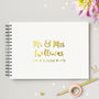 Personalised Signature Wedding Guest Book, thumbnail 1 of 9