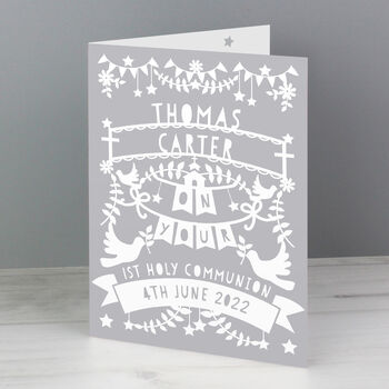 Personalised Papercut Style Card, 6 of 10