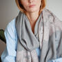 Personalised Cashmere Lace Embedded Scarf, thumbnail 3 of 12