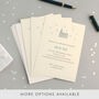 Personalised Hand Foiled Christening Invitations, thumbnail 1 of 5