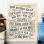 'North Star In Your Soul' Hand Lettered Print, thumbnail 1 of 8