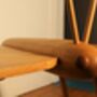Bespoke Butterfly Coffee Table Handcrafted Solid Oak, thumbnail 4 of 4