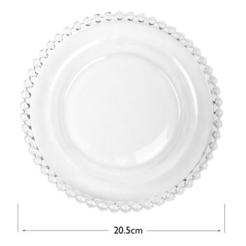 Bella Perle Glass Side Plate Set, 2 of 8