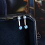 Sterling Silver Blue Opal Ear Jacket, thumbnail 6 of 12