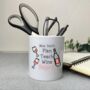 Personalised Plan Teach Repeat Drawing Pen Pot, thumbnail 1 of 2