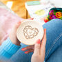 Personalised Jewelled Heart Wooden Jewellery Dish, thumbnail 2 of 7