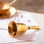 Gold Brass Handmade Gifboxed Bell, thumbnail 1 of 6