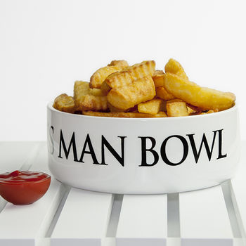 Personalised Super Size Man Bowl, 3 of 5
