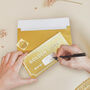 Personalised Golden Ticket Scratchable Gift Voucher, thumbnail 5 of 9