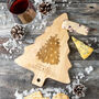 Personalised Christmas Tree Serving Board, thumbnail 1 of 3