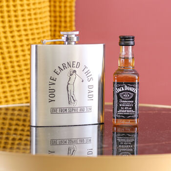 Personalised 19th Hole Whiskey Gift Tin For Him, 2 of 6
