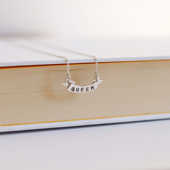 Banner Word Necklace *Any Word You Want, 4 of 7