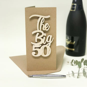 Personalised Big 50 Birthday Card, 7 of 11