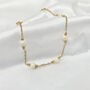 Freshwater Pearl Bridesmaid Wedding Gold Bracelet, thumbnail 1 of 5