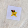 Kawaii Christmas Star Mini Cross Stitch Kit, thumbnail 9 of 12